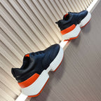 HERMES GIGA SNEAKER GLOSSY BLACK CALFSKIN