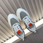 HERMES GIGA SNEAKER GRAY MIX WHITE CALFSKIN