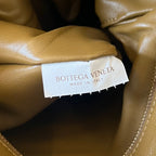 BOTTEGA VENETA SMALL JODIE 48 CARAMEL BROWN CALFSKIN