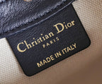 DIOR MINI 21 CHAIN HANDBAG BLACK OBLIQUE JACQUARD