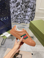 GUCCI ACE  SUPREME TRAINER TAWNY CALFSKIN
