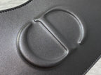 DIOR HOBO SIGNATURE 23  BAG IN BLACK LAMBSKIN