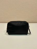 PRADA CLUTCH 12 IN BLACK RE-NYLON