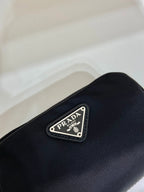 PRADA CLUTCH 12 IN BLACK RE-NYLON