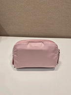 PRADA CLUTCH 12 IN LIGHT PINK RE-NYLON