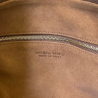 BOTTEGA VENETA SMALL JODIE 48 BROWN CORDUROY FABRIC