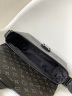LOUIS VUITTON S-CAPE MESSENGER BAG 28 IN BLACK MONOGRAM ECLIPSE CANVAS