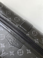 LOUIS VUITTON S-CAPE MESSENGER BAG 28 IN BLACK MONOGRAM ECLIPSE CANVAS