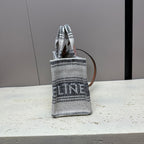 CELINE CABAS THAIS 26 CALFSKIN  GREY