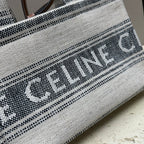 CELINE CABAS THAIS 26 CALFSKIN  GREY