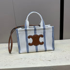 CELINE CABAS THAIS 26 CALFSKIN  WHITE