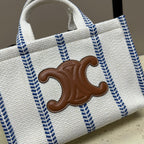 CELINE CABAS THAIS 26 CALFSKIN  WHITE
