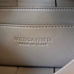 BOTTEGA VENETA BRICK CASSETTE 28 IN MEDIUM BROWN CALFSKIN