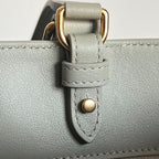 CELINE TRIOMPHE 37 SOFT CALFSKIN HANDBAG EICRU BEIGE
