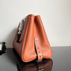 CELINE TRIOMPHE 37 SOFT TAN BROWN CALFSKIN HANDBAG