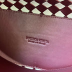 BOTTEGA VENETA MEDIUM ANDIAMO 32 IN RED WHITE CALFSKIN