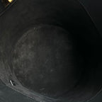 CELINE WOOL BUCKET BAG BLACK 24 ORIGINAL CALFSKIN