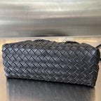 BOTTEGA VENETA MEDIUM ANDIAMO 32CM BLACK LAMBSKIN