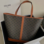 CELINE TRIOMPHE 26 TAN  CALFSKIN