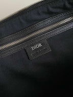 DIOR WEEKENDER 40 IN BLACK MAXI OBLIQUE JACQUARD