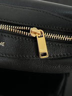 CELINE MINI SOFT 19 CALFSKIN HANDBAG BLACK