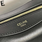 CELINE MINI SOFT 19 CALFSKIN HANDBAG BLACK