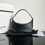 CELINE MINI SOFT 19 CALFSKIN HANDBAG BLACK