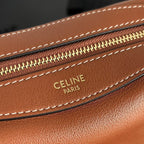 CELINE MINI SOFT 19 CALFSKIN HANDBAG TAN