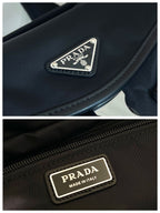 PRADA BELT BAG 27 IN BLACK RE-NYLON