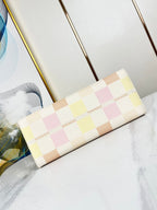 LOUIS VUITTON ONTHEGO 35 IN PEACH DAMIER GIANT CANVAS