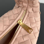 BOTTEGA VENETA MINI JODIE 28CM IN LIGHT PINK LAMBSKIN