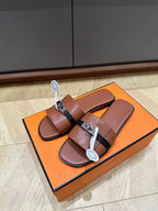 HERMES GABRIEL SANDAL CINNAMON CALFSKIN