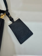 PRADA MINI BUCKET BAG 18 IN BLACK SAFFIANO LEATHER
