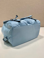PRADA SMALL BACKPACK 28 IN SKY BLUE PARACHUTE FABRIC