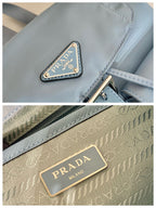 PRADA SMALL BACKPACK 28 IN SKY BLUE PARACHUTE FABRIC