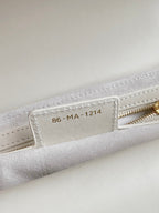 DIOR MINI JOLIE 22 BAG WHITE CALFSKIN