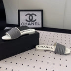 CHANEL MULES black 1 LAMBSKIN