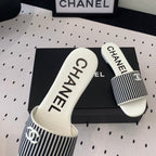 CHANEL MULES black 1 LAMBSKIN