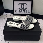 CHANEL MULES black 1 LAMBSKIN