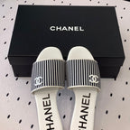 CHANEL MULES black 1 LAMBSKIN