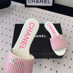 CHANEL MULES pink LAMBSKIN