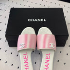 CHANEL MULES pink LAMBSKIN