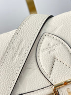 LOUIS VUITTON DIANE 23 IN CREAM MONOGRAM EMPREINTE LEATHER