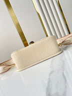 LOUIS VUITTON DIANE 23 IN CREAM MONOGRAM EMPREINTE LEATHER