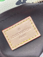 LOUIS VUITTON MINI SOFT TRUNK 18 IN VANILLA MONOGRAM CRAGGY CANVAS GOLD CHAIN
