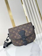 LOUIS VUITTON MONTSOURIS MESSENGER PM 20 IN BROWN MONOGRAM CANVAS