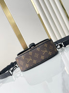 LOUIS VUITTON MONTSOURIS MESSENGER PM 20 IN BROWN MONOGRAM CANVAS