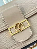 LOUIS VUITTON DAUPHINE MM 25 IN MEDIUM BROWN EPI GRAINED CALFSKIN GOLD HARDWARE