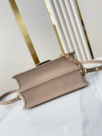 LOUIS VUITTON DAUPHINE MM 25 IN MEDIUM BROWN EPI GRAINED CALFSKIN GOLD HARDWARE
