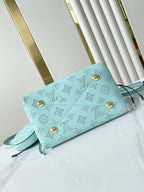 LOUIS VUITTON BELLA 22 IN SKY BLUE MONOGRAM PERFORATED CALFSKIN
